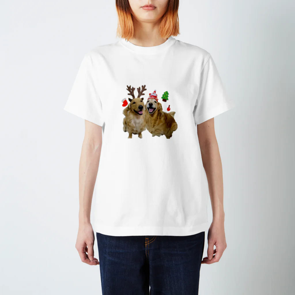 犬のだいあんのクリスマスあんだいちゃん スタンダードTシャツ