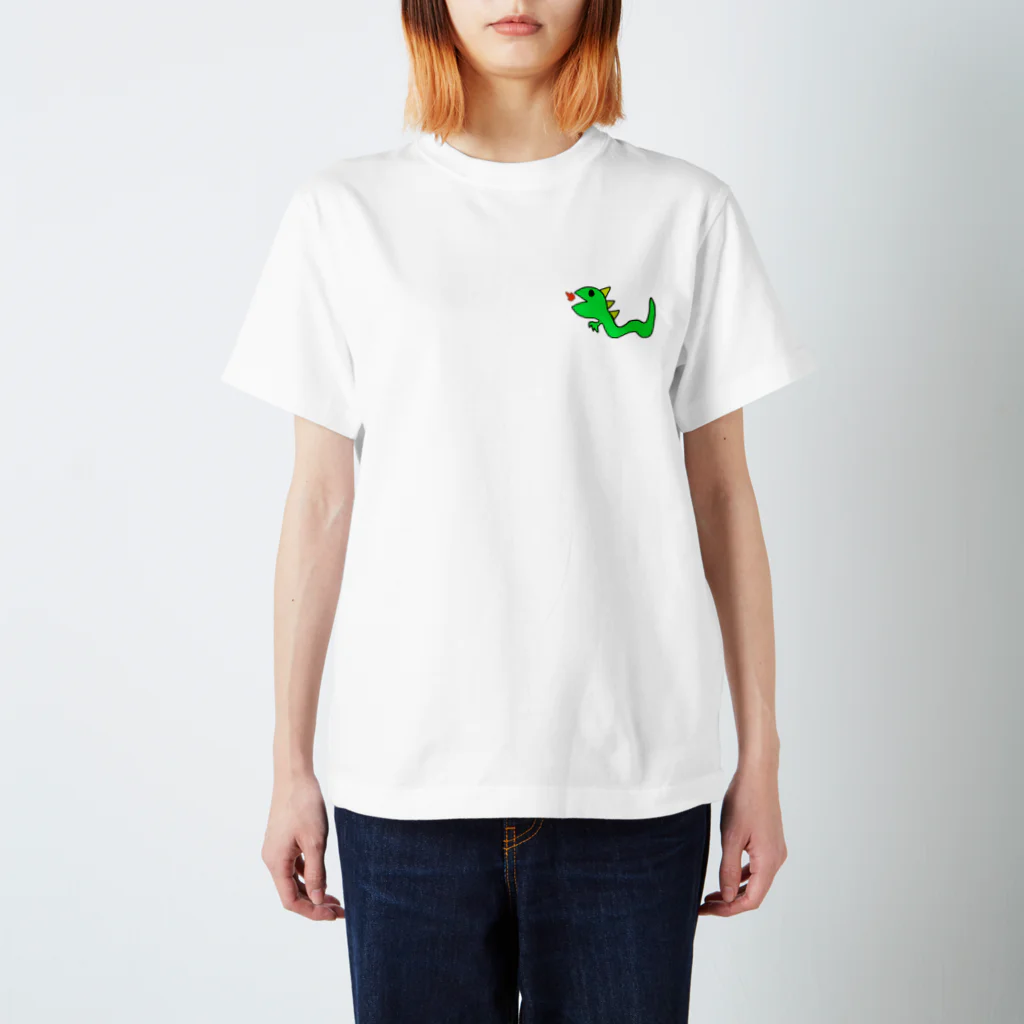 kumi_____3のきょうりゅうへびさん Regular Fit T-Shirt