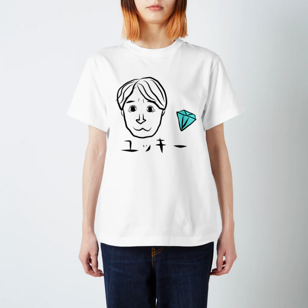 ぶさいくな絵のひと(ユッキー) スタンダードTシャツ