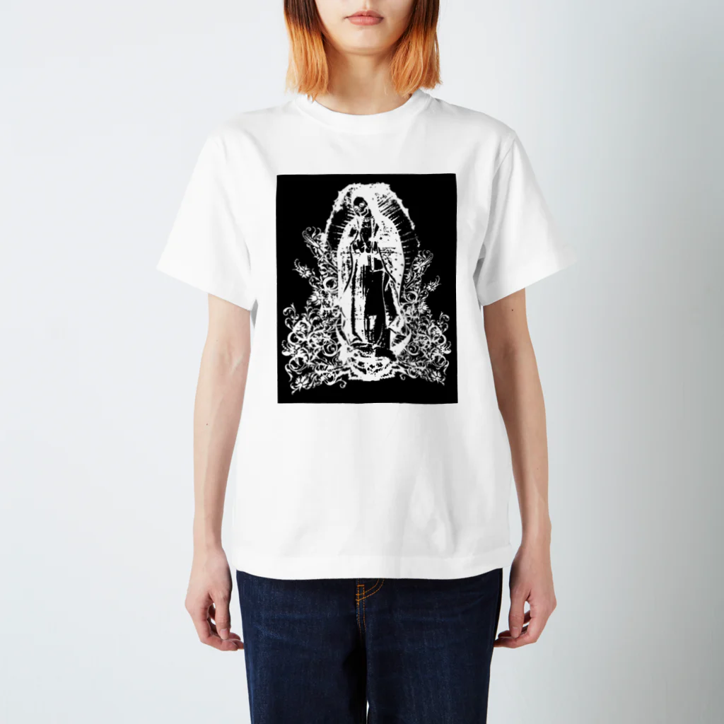 cribrulzのMaria. *wht x blk x wht* スタンダードTシャツ