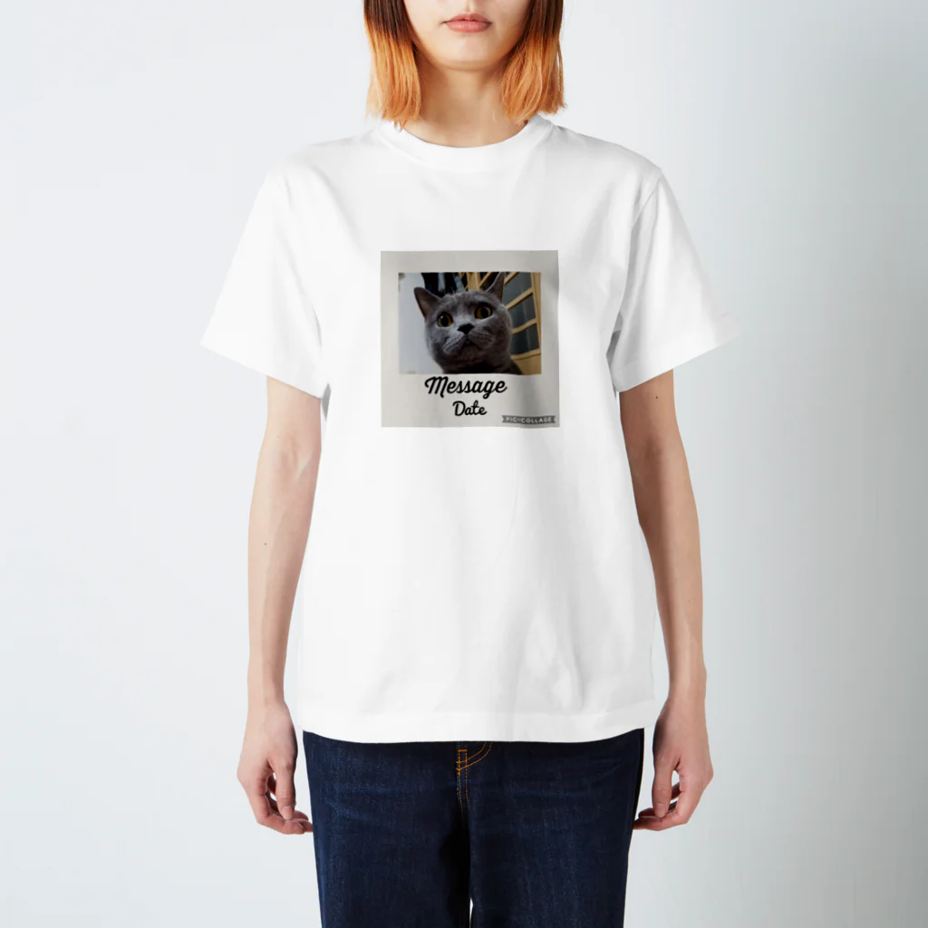 ねこねこのブリティッシュショートヘア Regular Fit T-Shirt