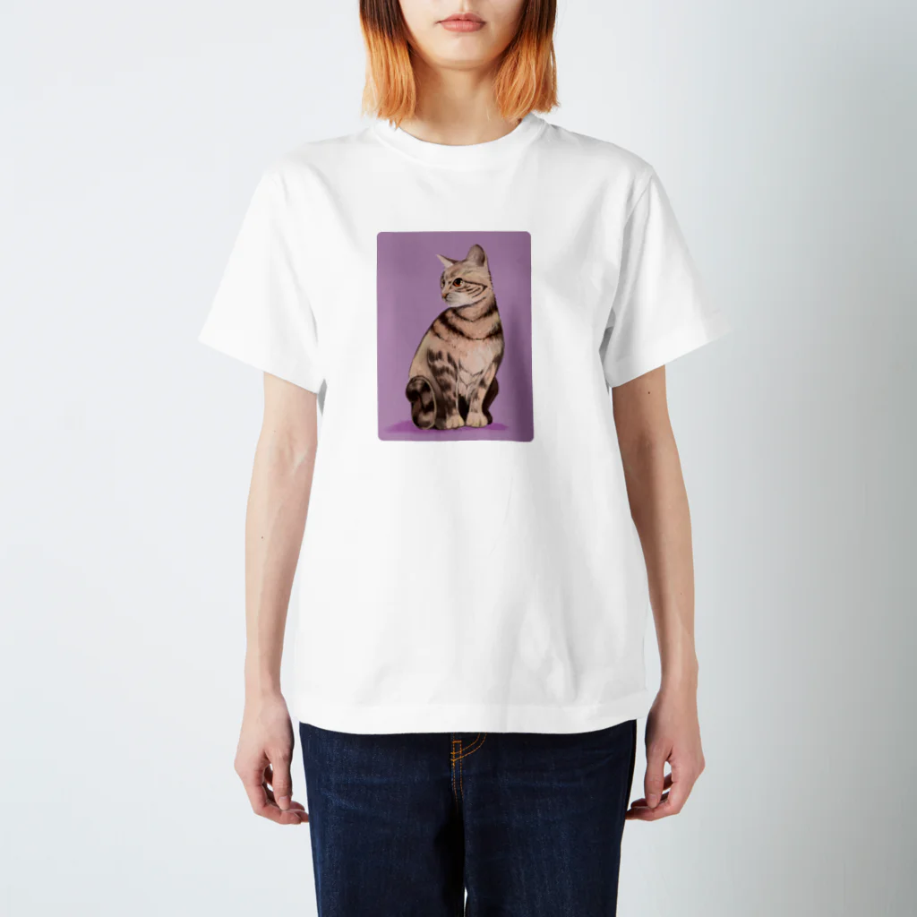 331necoのおすまし茶ねこ スタンダードTシャツ