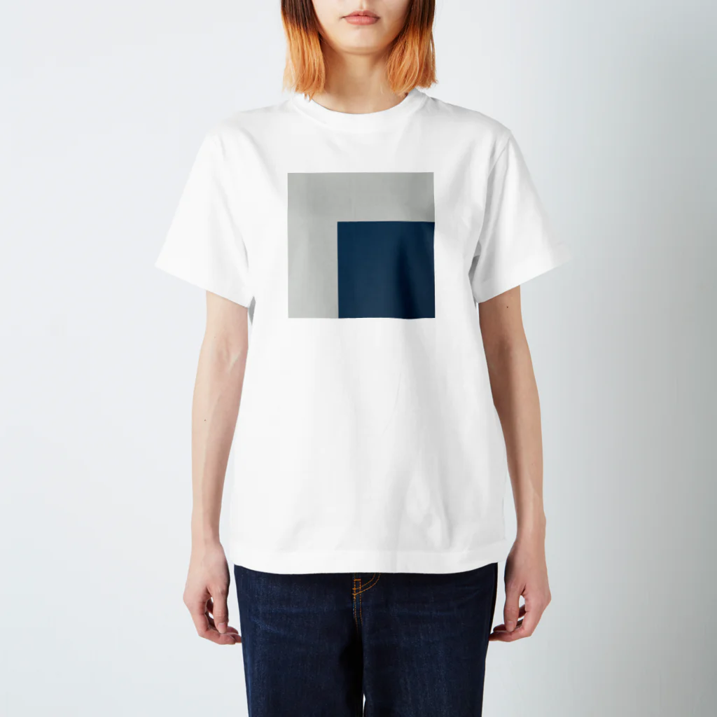 角の角　四角 Regular Fit T-Shirt