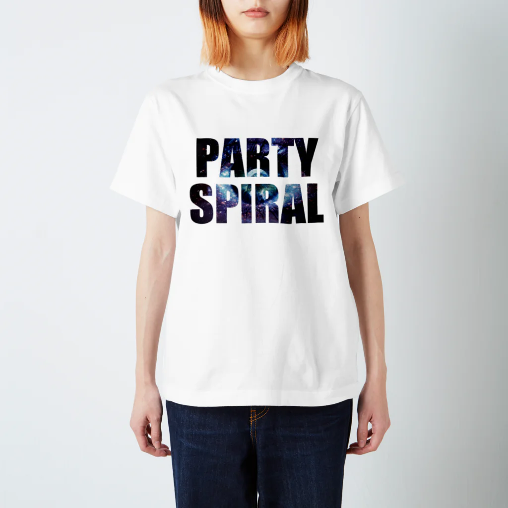 RIDEXのPARTY SPIRAL T-SHIRT スタンダードTシャツ