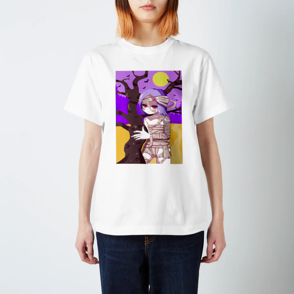 LUCALUCAのミイラ女 スタンダードTシャツ