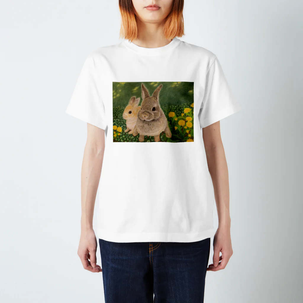 Bambiのクローバーとうさぎちゃん スタンダードTシャツ