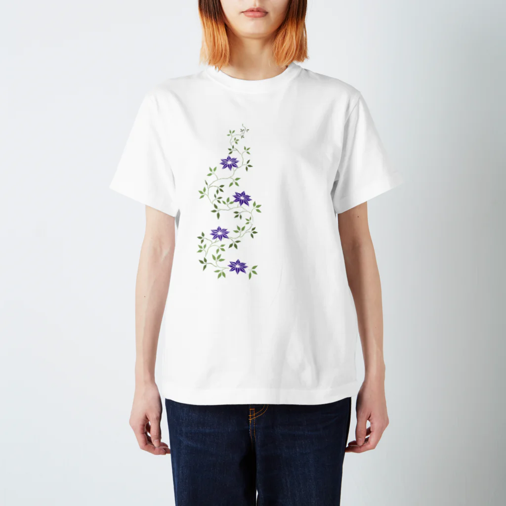 ツバメ堂の鉄扇の花 スタンダードTシャツ