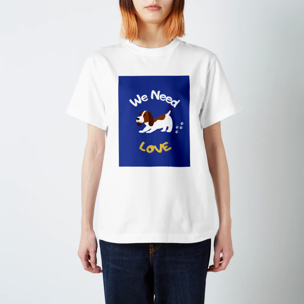 D-Smile🌼のビーグルLOVE スタンダードTシャツ