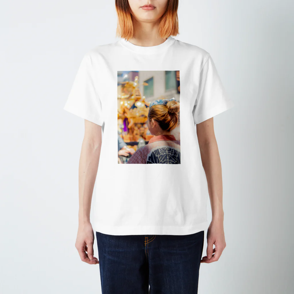 チューニングショップ ツチカマ 写真部の三社祭01 スタンダードTシャツ