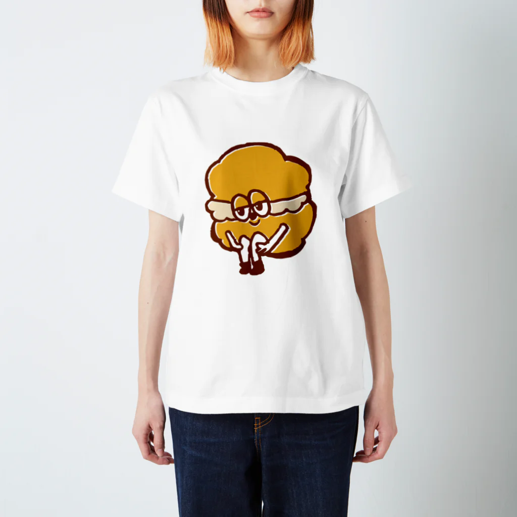 Aimiのシュークリームくん (キャラONLY) スタンダードTシャツ