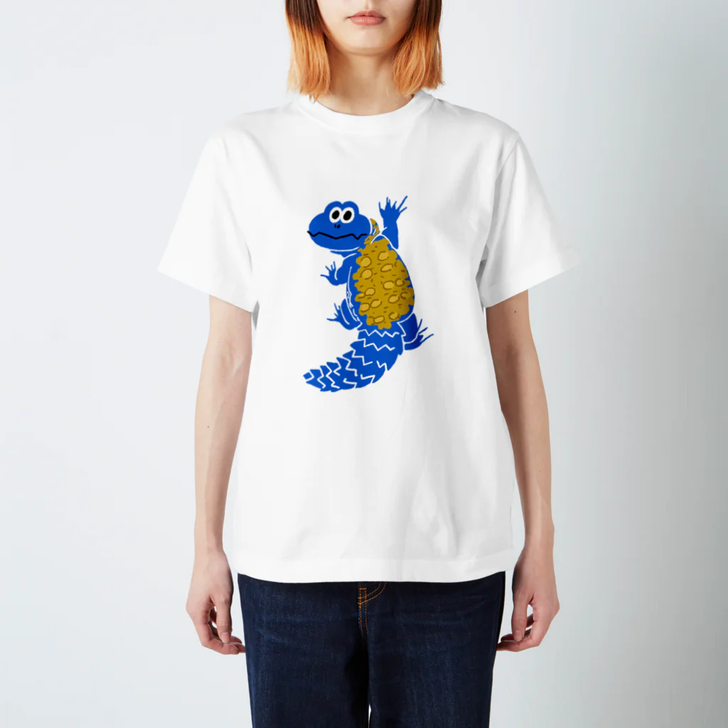 BANANA JERKYのよじ登りトゲオアガマ（フィルビー） スタンダードTシャツ