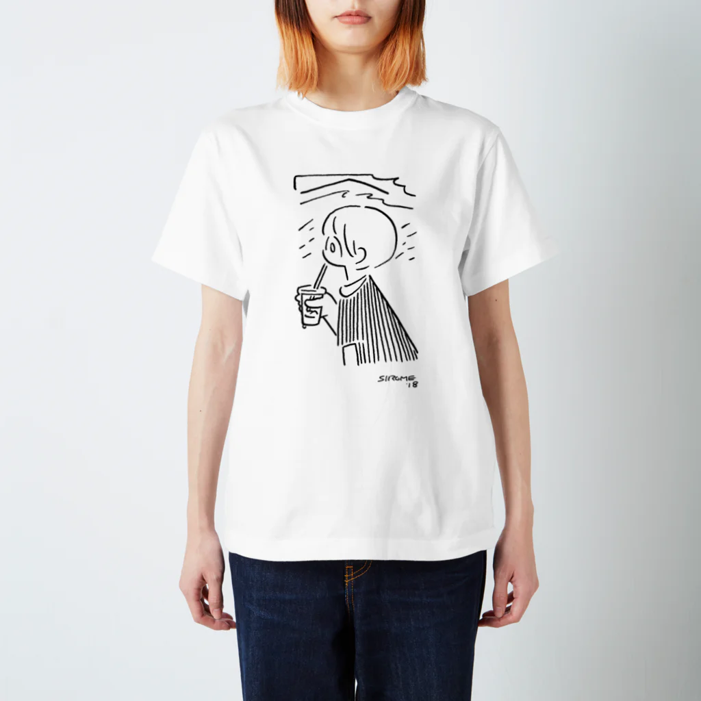 あけたらしろめのカフェオレ Regular Fit T-Shirt