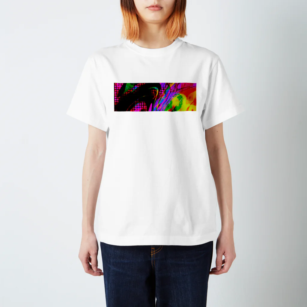 Cana’sアトリエのAbstract art サイバーな密林 スタンダードTシャツ