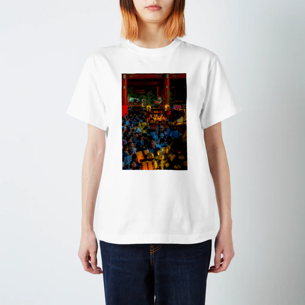 チューニングショップ ツチカマ 写真部の三社祭02 スタンダードTシャツ