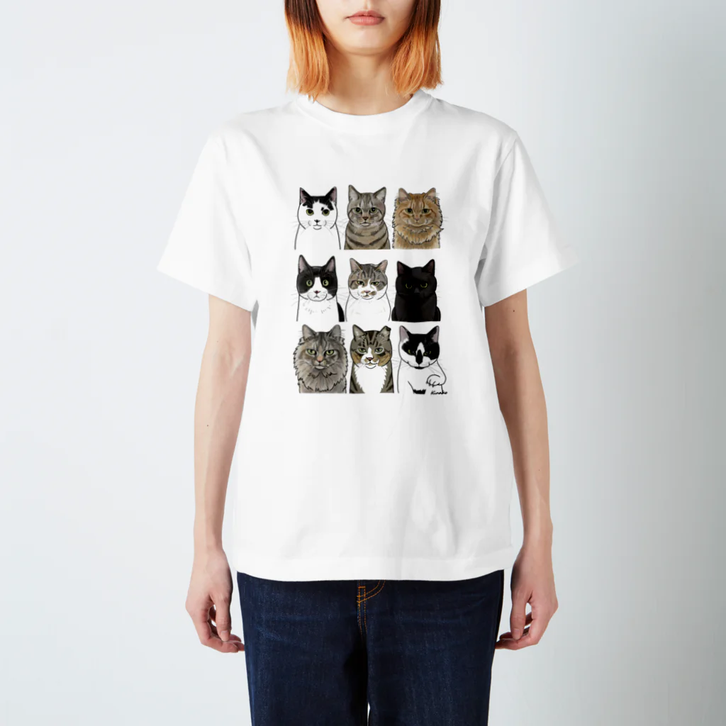 きなこの野良猫１ スタンダードTシャツ