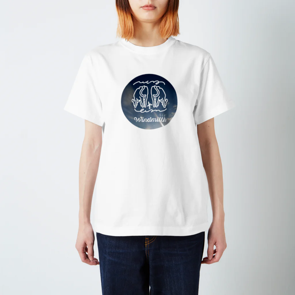 windmillk storeのロゴマーク（青空） スタンダードTシャツ