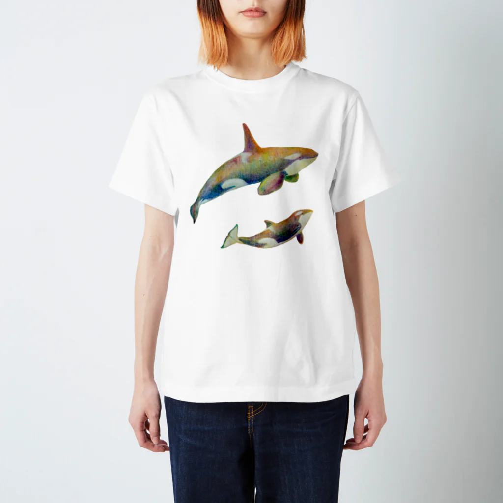 oRartのシャチ Regular Fit T-Shirt