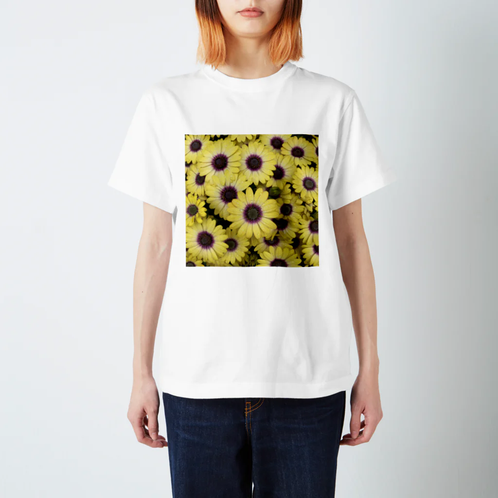 N-Photography のYellow Flowers 1 スタンダードTシャツ