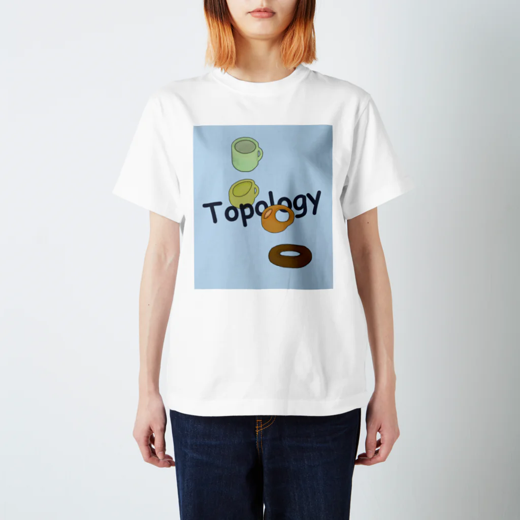 koroesuのコーヒーカップとドーナツ Regular Fit T-Shirt