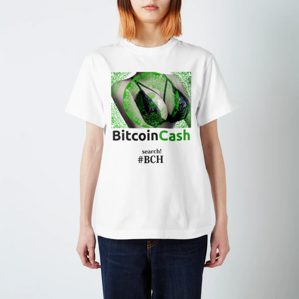 あぶりさーもん🔯Crypto Witchのaburisalmon for BCH. スタンダードTシャツ