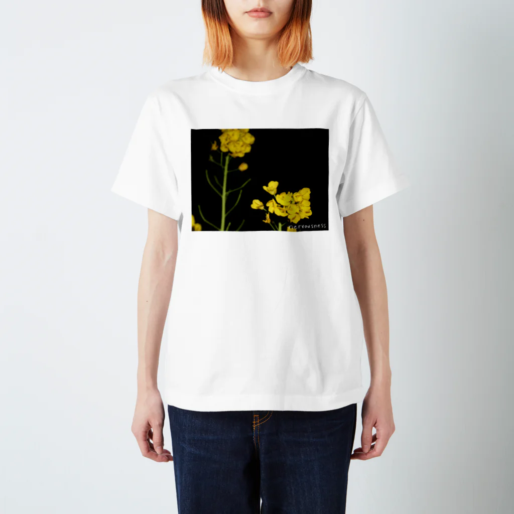 nervousnessの菜の花 nervousness スタンダードTシャツ