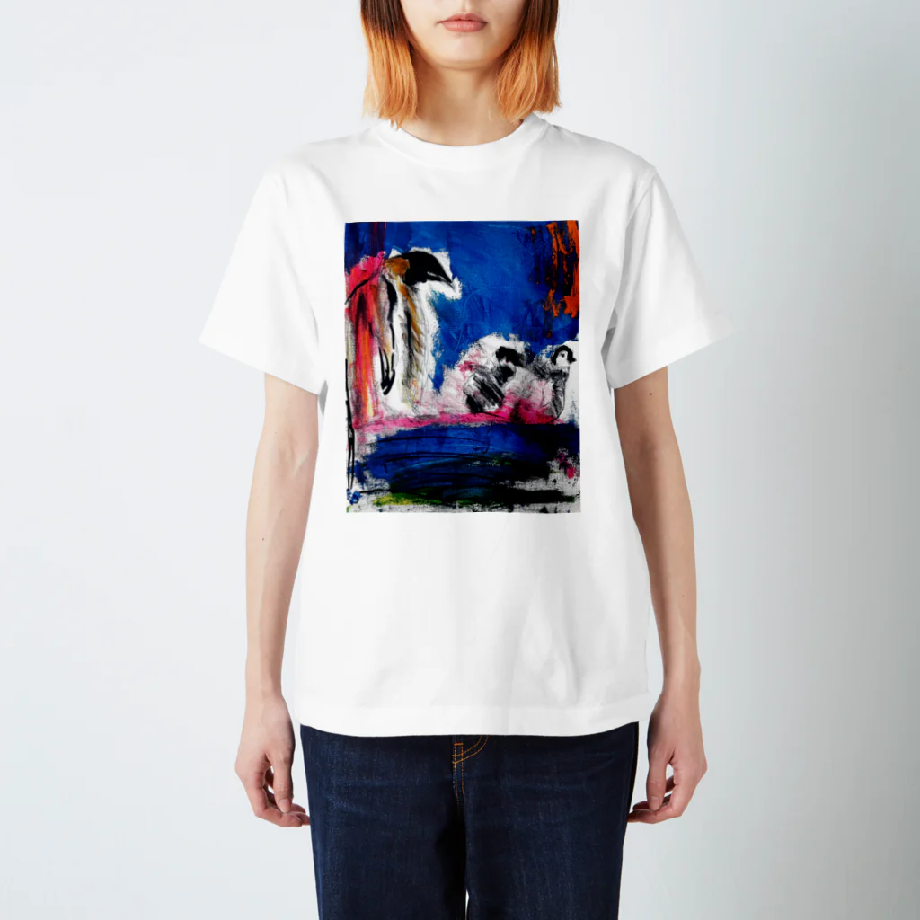 色にまみれるアニマル達のそれでも明日を Regular Fit T-Shirt