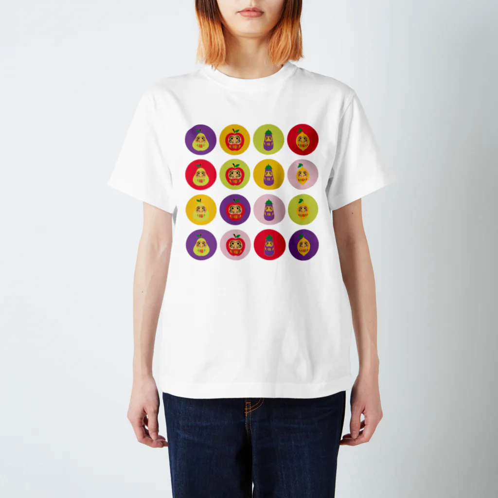 MamorimaruのFruits Daruma スタンダードTシャツ