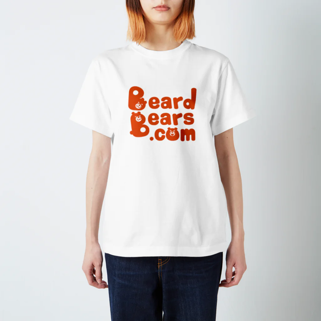 BeardBears.comのBeardBears.com（だいだい） スタンダードTシャツ