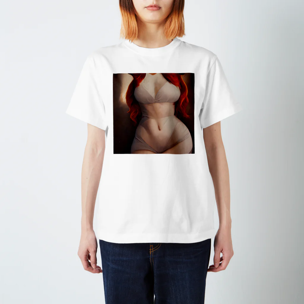 FROM AIの赤髪の美女 Regular Fit T-Shirt