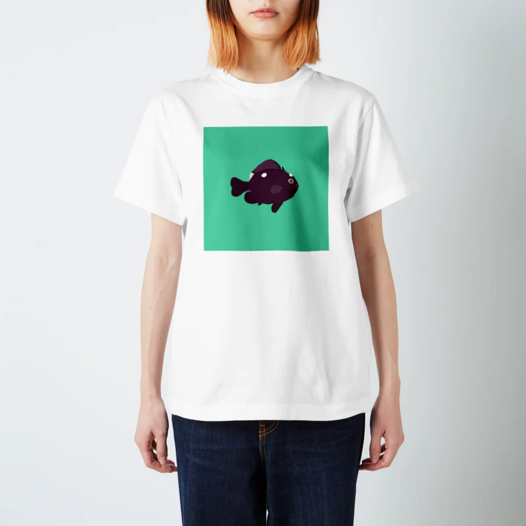 nao's seaのミツボシクロスズメダイ スタンダードTシャツ