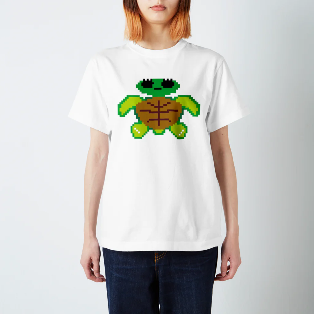 GAMERA3のアオウミガメB スタンダードTシャツ