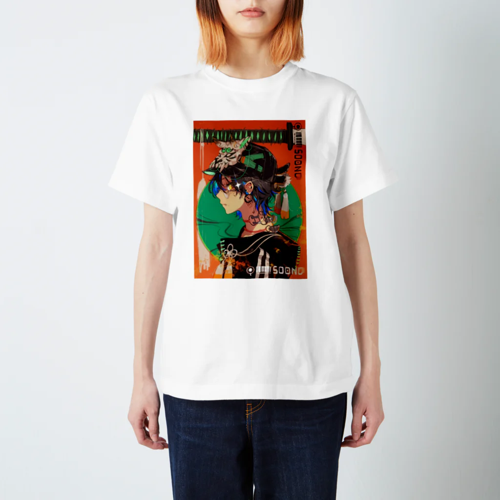 ANIMEのboy hashirigaki スタンダードTシャツ