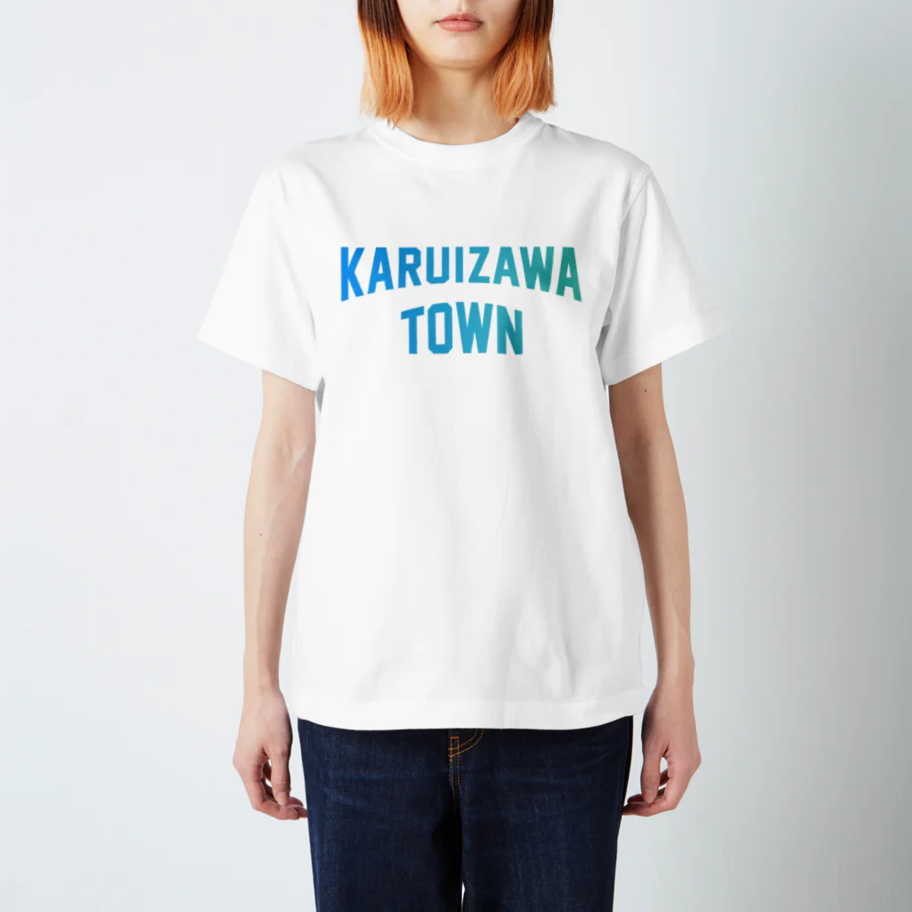 JIMOTOE Wear Local Japanの軽井沢町 KARUIZAWA TOWN スタンダードTシャツ