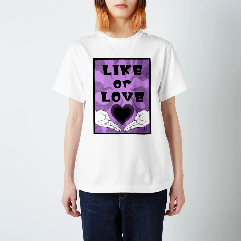 AVARE-アヴァール-のLIKEorLOVE スタンダードTシャツ