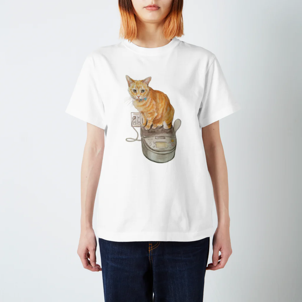 おちょぴのKeep cats warm スタンダードTシャツ