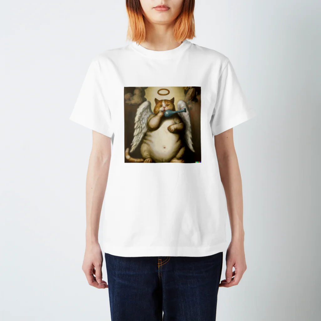 Irdan17の天使デブ猫 スタンダードTシャツ