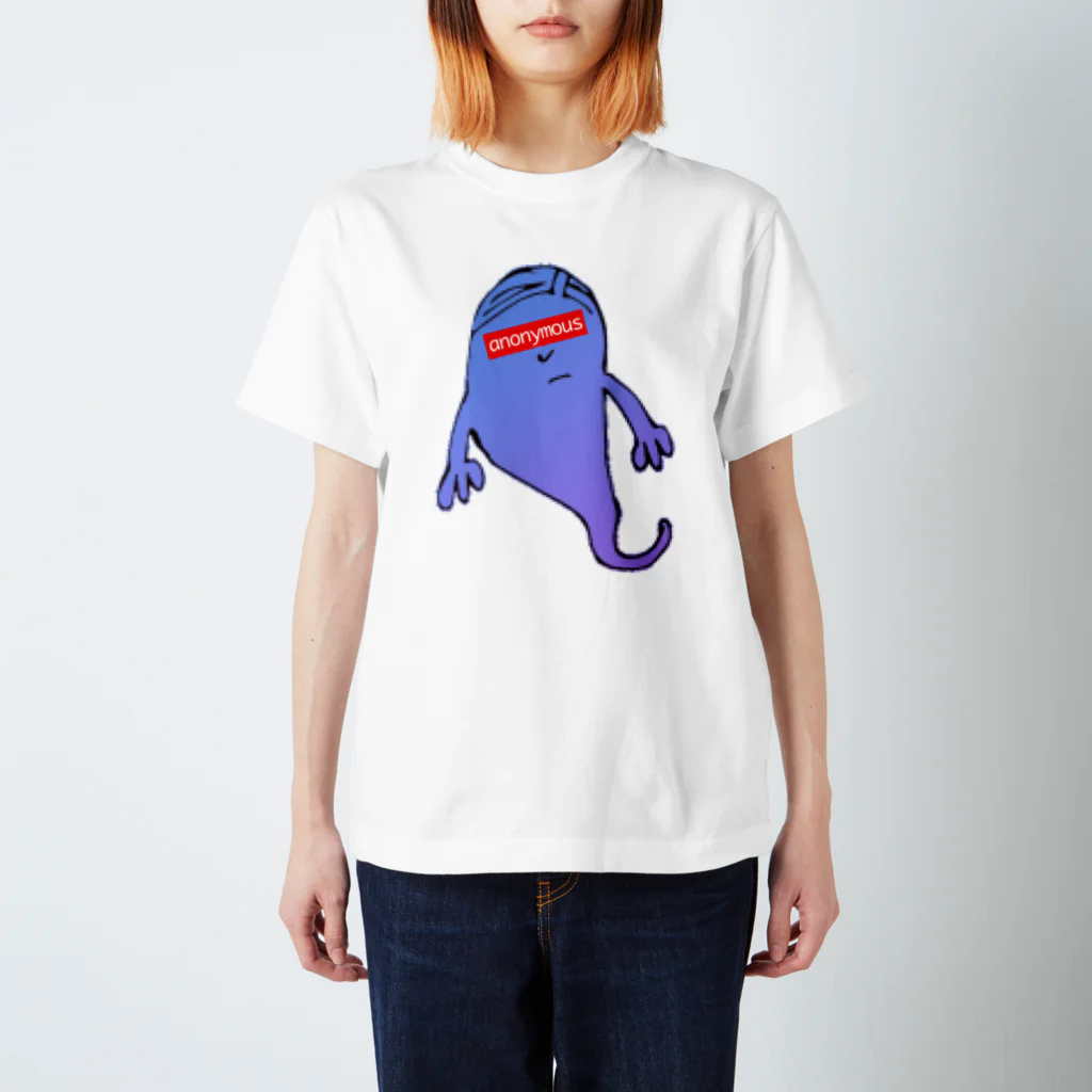 semioticaのanonymous × バーコードゴースト 001 Regular Fit T-Shirt