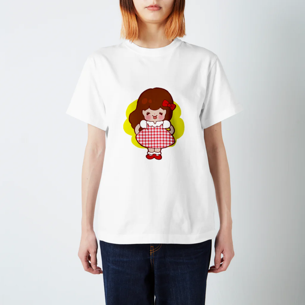 🐰Halliee⭐のほんよみちゃん スタンダードTシャツ