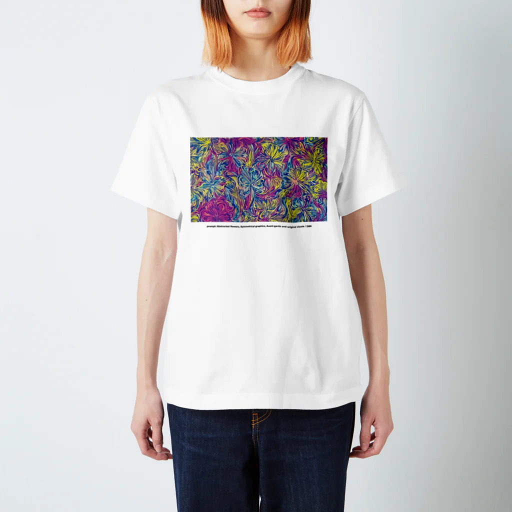 DBSのDBS_Flower pattern_001 Regular Fit T-Shirt