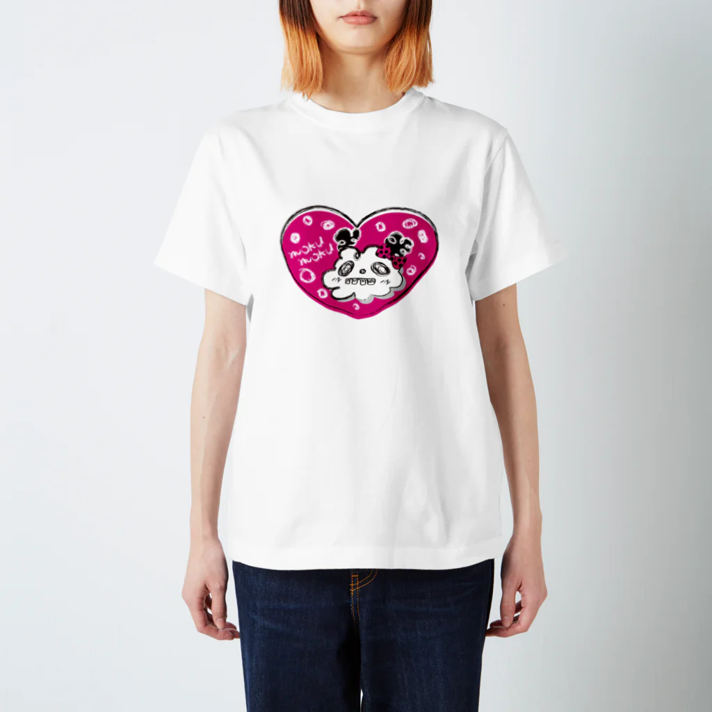 mirinarinaのmoku moku Rabbit Regular Fit T-Shirt