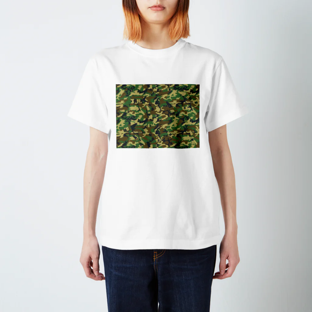 MANORI WORKSのTANKPET CAMO2 Regular Fit T-Shirt