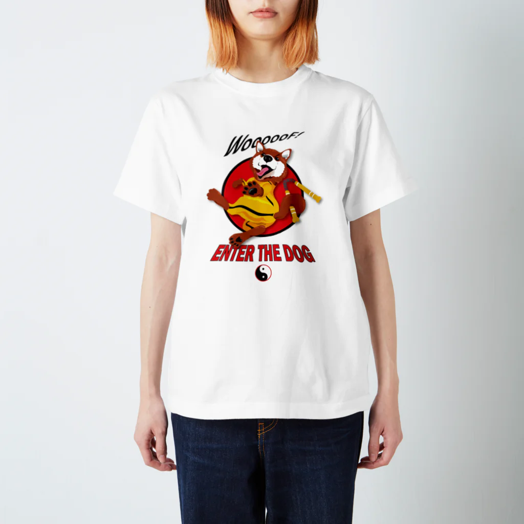 ShibazooのKung Fu Dog! Regular Fit T-Shirt