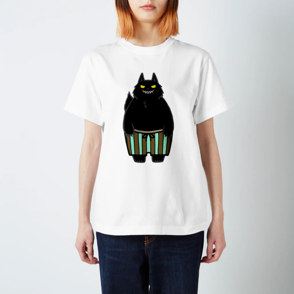 そのへんの黒猫のクロえもん スタンダードTシャツ