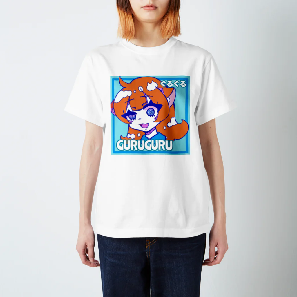 ぽぽろ🦇のぐるぐる Regular Fit T-Shirt