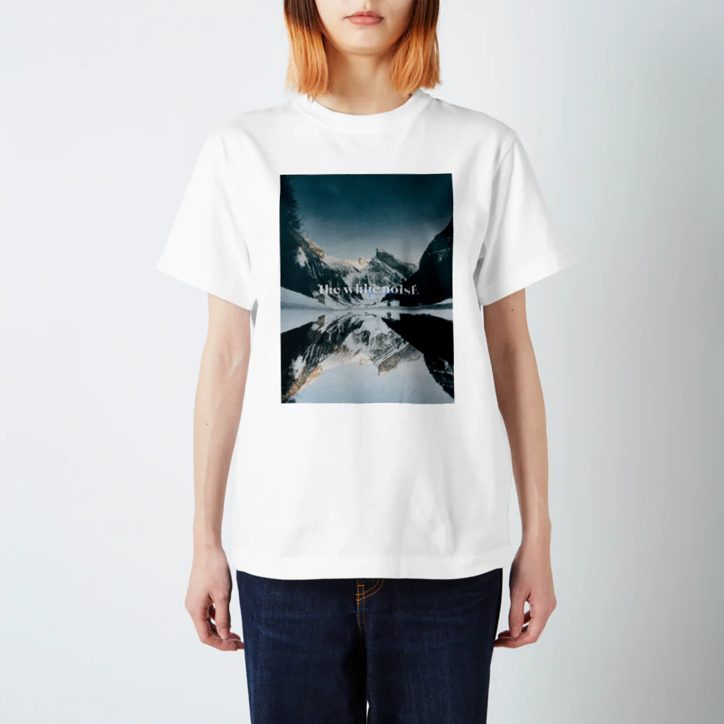 siromaru.のThe white noise Regular Fit T-Shirt