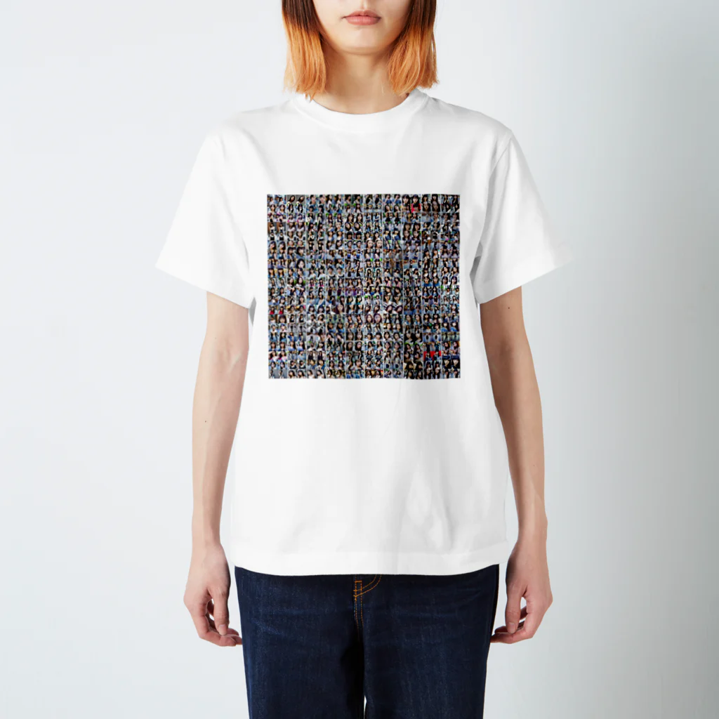 toshikazのStableDiffusion 無名の女性たち Regular Fit T-Shirt