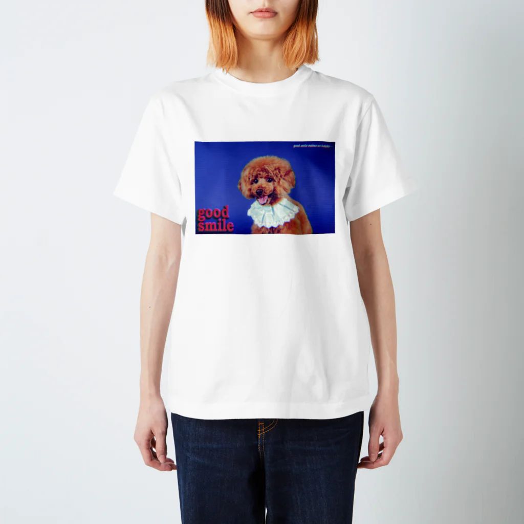 temple islandの70s USA ver Good smile dog Regular Fit T-Shirt