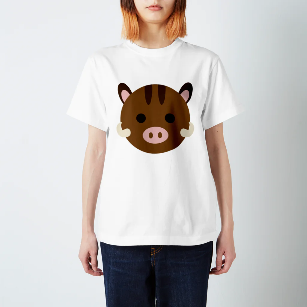 フォーヴァの干支丸-亥-animal up-アニマルアップ- Regular Fit T-Shirt