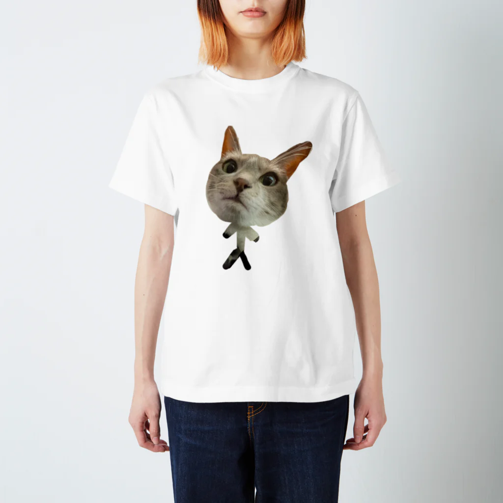 自粛のうちの猫かわいい Regular Fit T-Shirt