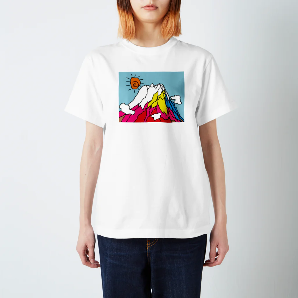 Asai8823の赤富士 スタンダードTシャツ